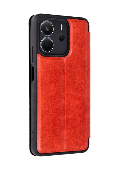 Cosmotex Newface Xiaomi Redmi Note 14 4g Kılıf Flip Cover - Kırmızı
