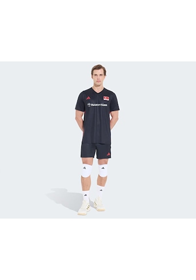 Adidas Türkiye Voleybol Milli Takımı Şortu Türkiye Erkek Voleybol Milli Takım Şortu Km7478 Siyah