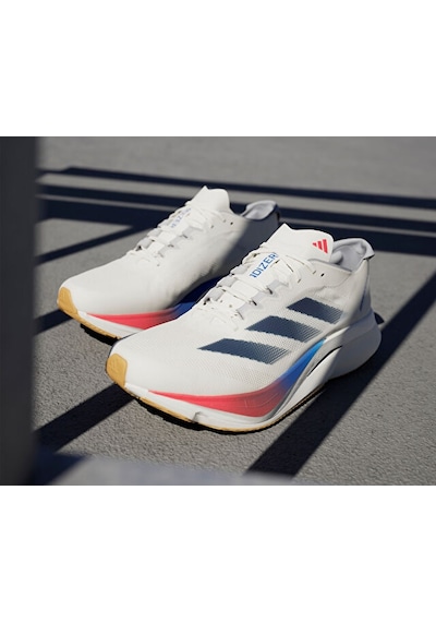 Adidas Adizero Boston 12 M Erkek Koşu Ayakkabısı Jı4476 Beyaz Renkli