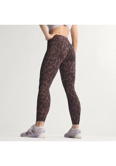 Adidas Optime Leopard 7/8 Kadın Tayt C-adıkf9094b30a00 Kahverengi