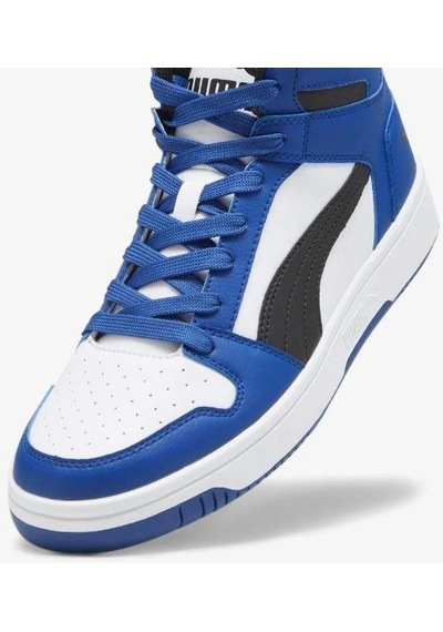 Puma Rebound Layup Ayakkabı 369573 36 Beyaz - Mavi