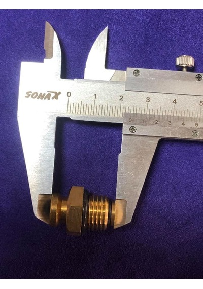 Pirinç Bağlantı Aparatı 24Mm - Pirinç Rakor