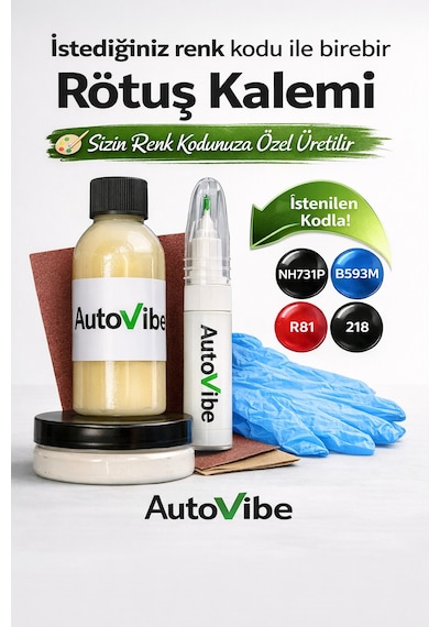 Peugeot Rötuş Boya Kalemi Seti Vdp Elixir Red Elixir Kırmızı Pasta Cila Hızlı Cila Zımpara Set