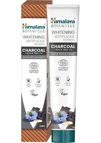 Beyazlatıcı Plak Karşıtı Diş Macunu 75ml Ecocert Cosmos Sertifikalı Organik Aktif, Kömür
