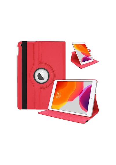 Apple Uyumlu iPad 10.2 2021 (9.Nesil) Kılıf 360 Dönen Standlı Deri Kapak 550475497