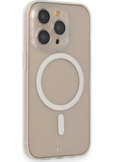 Apple iPhone Uyumlu  14 Pro Kılıf Grand Magneticsafe Kapak -  Şeffaf