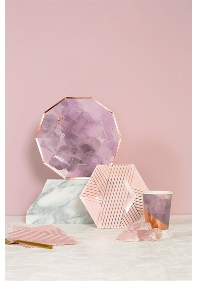 Harlow & Grey - Amethyst Peçete - 20'li