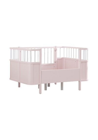 Siesta Büyüyen Beşik 90x130, Siesta Karyola 90x190 - Pembe