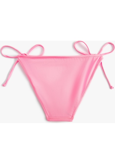 Koton Parlak Brazilian Bikini Altı Yanları Bağlama Detaylı Pembe 4sak00051mm 4SAK00051MM270 Koton Parlak Brazilian Bikini Altı Yanları Bağlama Detaylı Pembe 4sak00051mm 4SAK00051MM270