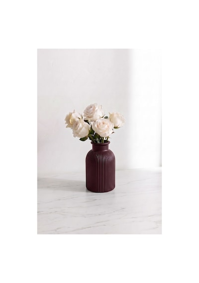 Senfoni Vazo Dekoratif Set - Modern Minimalist Estetik Tasarım Dekoratif Set - Pilli Mum, Mumluk Ve Tepsi Dahil Ev Ofis Salon Dekorasyonu İçin Şık Kompozisyon - Ahenk Tasarım Bordo Senfoni Vazo Dekoratif Set - Modern Minimalist Estetik Tasarım Dekoratif Set - Pilli Mum, Mumluk Ve Tepsi Dahil Ev Ofis Salon Dekorasyonu İçin Şık Kompozisyon - Ahenk Tasarım Bordo