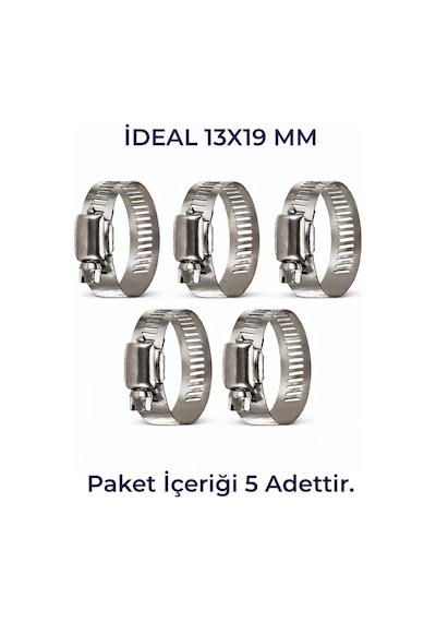 Hortum Kelepçesi 5 Adet 13x19' Luk