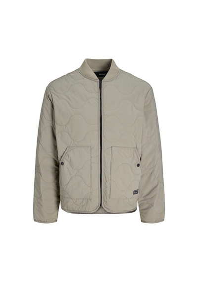 Jack & Jones Erkek Beyzbol Yaka Uzun Kollu Puffer Mont - Axel Vetiver Vetiver