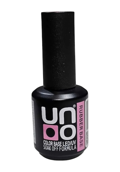 Uno Neon Rubber Base Kalıcı Oje Rose Color Gül Pembe 15 Ml Led/uv Jel Cila Soak Off