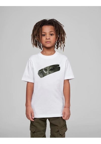 Wear Vexel Çocuk Unisex Baskılı T-shirt - Beyaz Çok Renkli