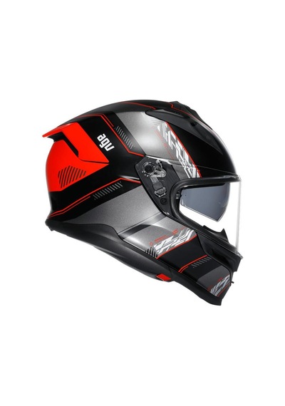 Agv Kask K7 Mplk Kyber Matt Black Red Renkli