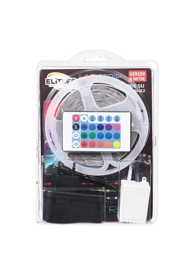 Led Şerit 5mt Rgb Kumandalı Tek Çipli
