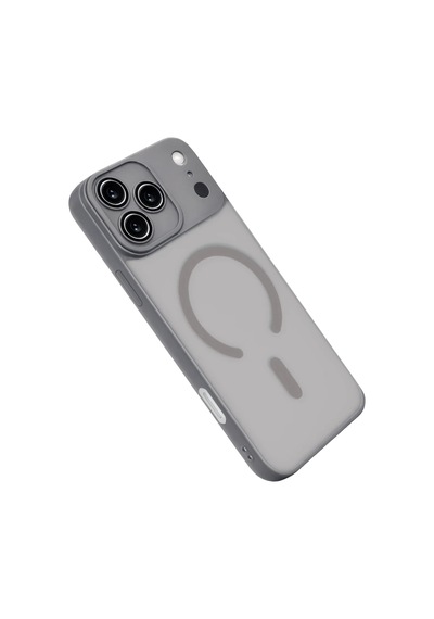 Apple İphone 17 Pro Max Jota Lensli Magsafe Kapak - Titan Gri