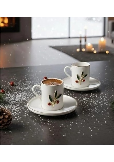 Regna Home Fine Living Kokina 4 Parça 2 Kişilik Kahve Fincan Seti 93 Ml Diğer