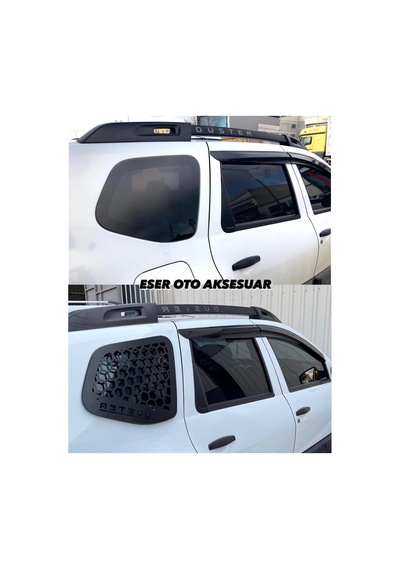 Dacia Duster 2018 Öncesi Metal Kelebek Cam Koruma 2 Parça
