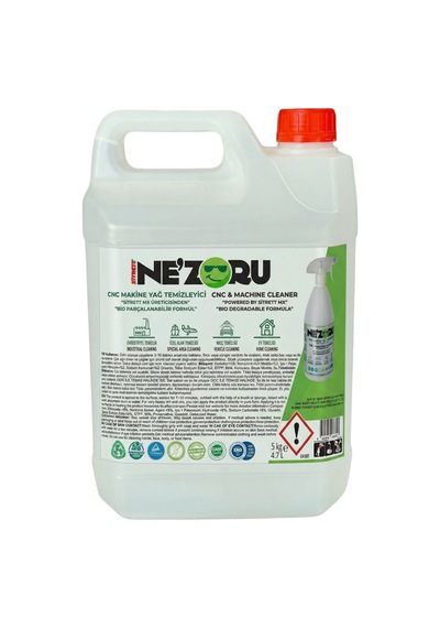 Ne'zoru Cnc Makine Yağ Temizleyici 5 Kg. Tekli