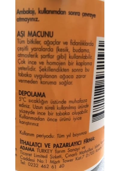 Aşı Macunu Arbokol 250 Gr