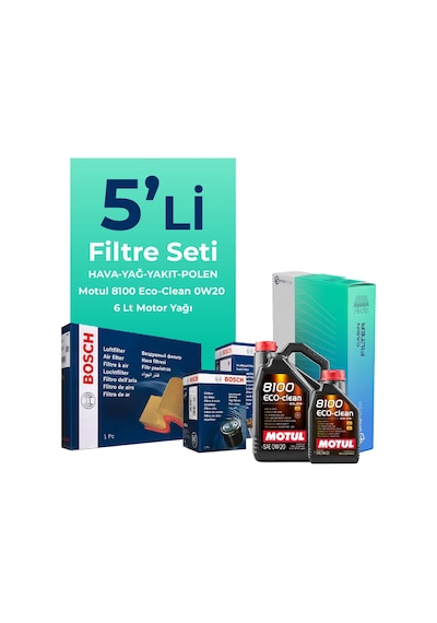 Bosch Volvo S90 2.0 Dizel D4 Filtre Bakım Seti Motul Motor Yağlı 2016-2018 5 Li