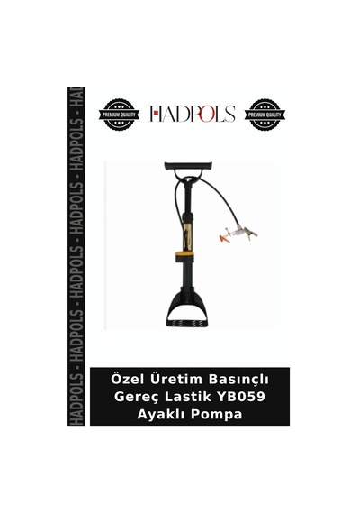 Özel Üretim Basınçlı Gereç Lastik Yb059 Ayaklı Pompa