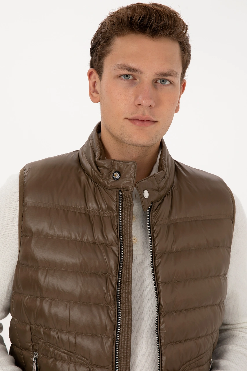 U.s. Polo Assn. Erkek Haki Yelek Dokuma 50310306-vr027 Haki