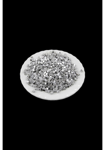 4x3,5 Mm Gri Boncuk Takı Malzemesi 30 Gr 640 Adet