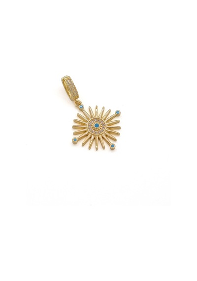 Ajda Charm Çelik Altın Kaplama Kadın Güneş Model-chr-117 Gold