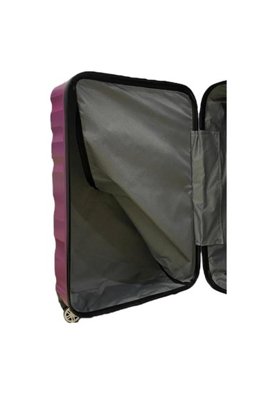 Mygeppetobag %100 Abs Kullanışlı Darbeye Dayanıklı Kabinboy Valiz Mor