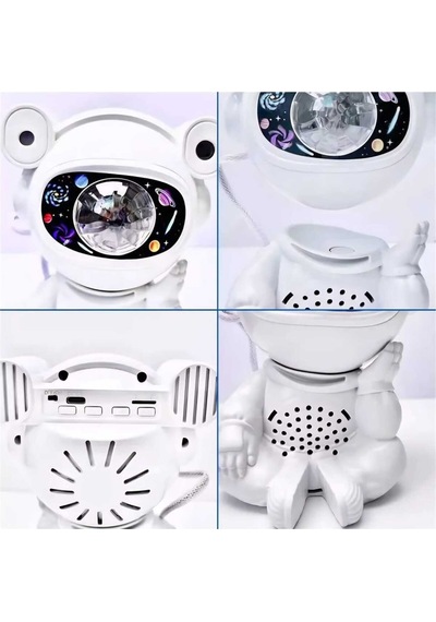 Astronot Led Aydınlatma Projektör Çok Renkli