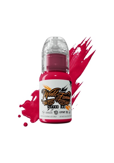 Rose Red - World Famous Ink Dövme Boyası - 1/2oz/15ml