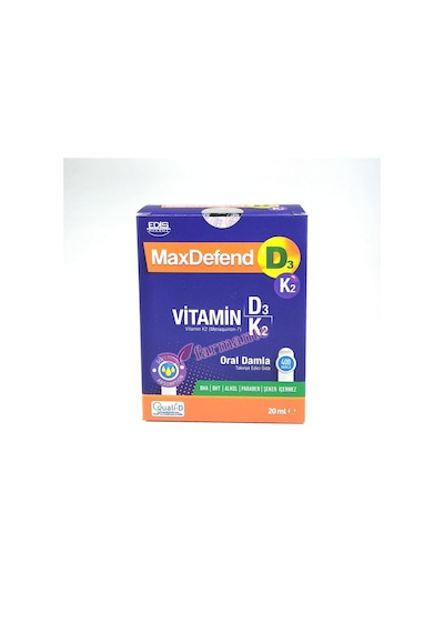 Maxdefend Vitamin D3K2 Oral 20 Ml Damla