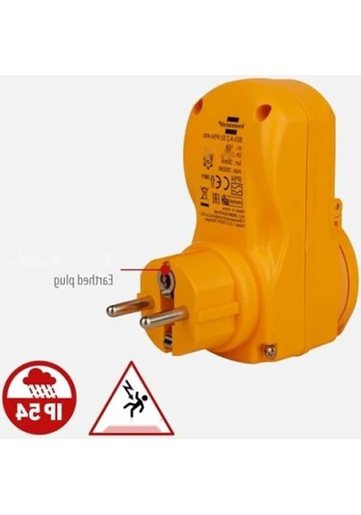 Kaçak Akım Koruma Röleli Priz, Hızlı Şarj Özelliği İle 3100 Ma 0
