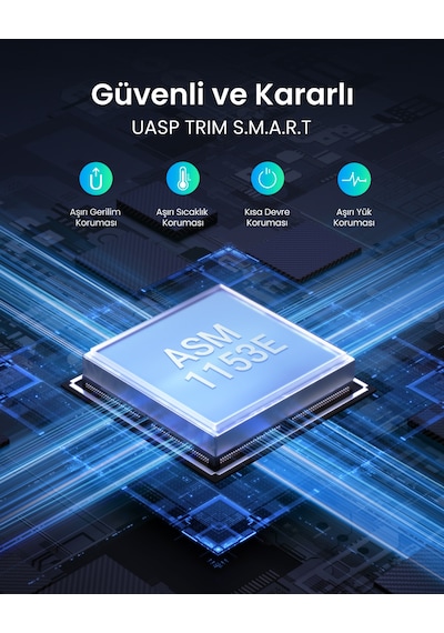 Ugreen Usb 3.0 2.5 İnç Harici Hdd/ssd Disk Kutusu, 30848
