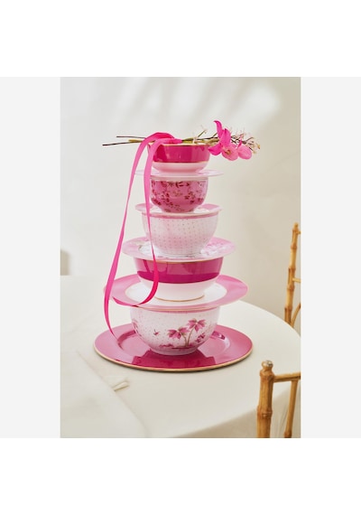 Pembe Porselen Kase 12 Cm