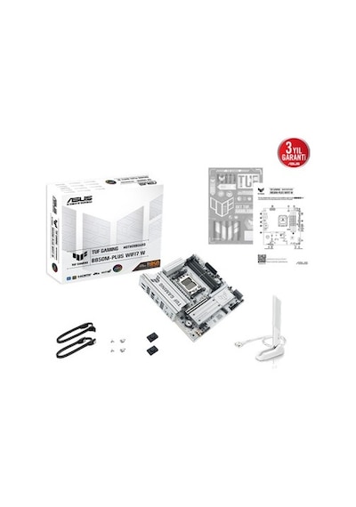 Asus Tuf Gamıng B850m-plus Wıfı Amd B850 Am5 Ddr5 8000 Dp Hdmı 3x M2 Usb3.2 Gen 2x2 Wifi 6e + Bt