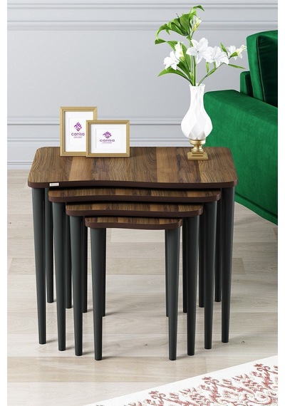 Canisa Concept Kuğu Serisi 1.sınıf Sehpa Takımı Mdf Ceviz 4'lü Zigon Sehpa Takımı Antrasit Gürgen Ayak Sehpalar Ceviz Ayaklar Antrasit Canisa Concept Kuğu Serisi 1.sınıf Sehpa Takımı Mdf Ceviz 4'lü Zigon Sehpa Takımı Antrasit Gürgen Ayak Sehpalar Ceviz Ayaklar Antrasit