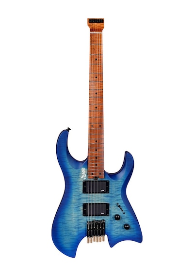 Luxars S-g63-6 Sbl Headless Elektro Gitar Satın Blue + Gıgbag