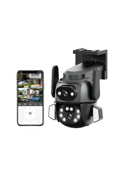 Mpıa Hina Türkçe Uygulamalı 3.0 Mp + 3.0 Mp Çift Kamealı Wi-fi İp Kamera
