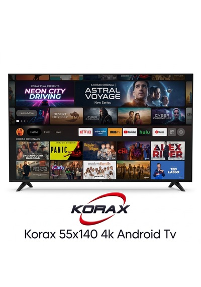 Korax 55" 140 Ekran 4K Ultra HD Android TV