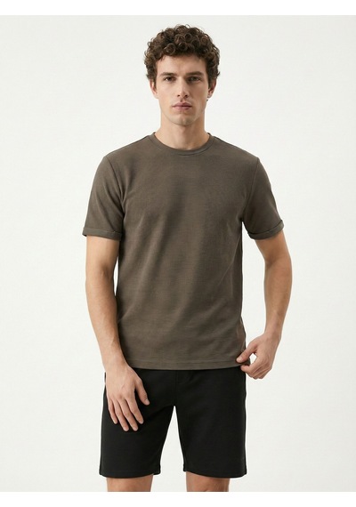 LOFT Regular Fit Erkek Tshirt K.kol Lf2042285 Q1.v1 Haki