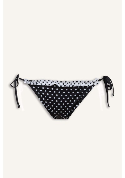 Defacto Regular Fıt Puantiye Siyah Bikini Alt G4010ax26smbk81 Siyah-bk81