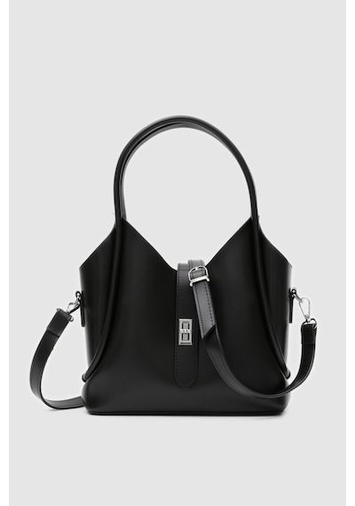 Shule Bags Cindy El Ve Çapraz Çanta Siyah Siyah