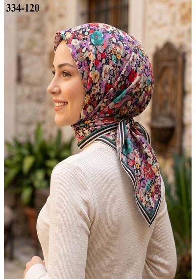 Locella Lo'cella Soft Pamuk Eşarp 334-120 Çok Renkli