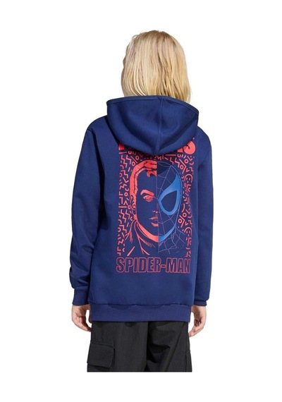 Adidas Çocuk Mavi Sweatshirt J Mrvl Sm Hd Ke2035