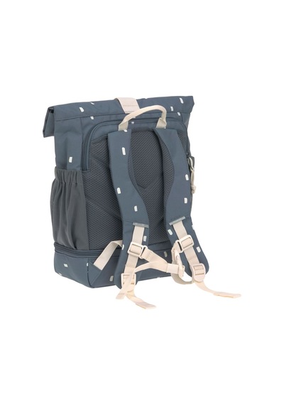 Lassig Happy Prints Mini Rolltop Sırt Çantası Midnight Blue Mavi