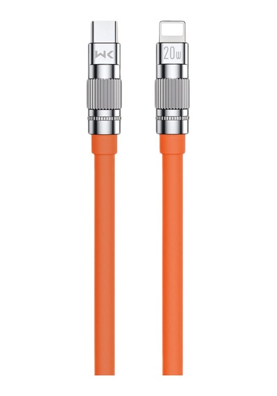 Wekome WDC-187 1 M Type-C-Lightning Pd 20 W Hızlı Şarj Kablosu Turuncu