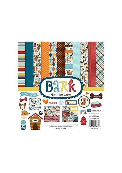 Echo Park Bark 30 Cm X 30 Cm Köpek Koleksiyon Paketi Bk97016